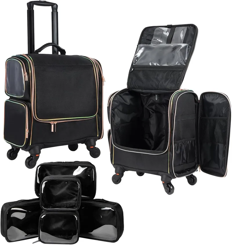 Stagiant Rolling Makeup Train Case